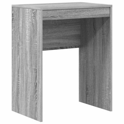 Berkfield Modern Writing Desk Grey Sonoma Particle Board 60 X 40 X 76 Cm