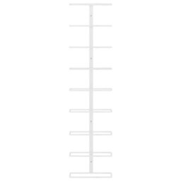 Walplus Wall-Mounted Wine Rack For 9 Bottles White Iron - thumbnail 4