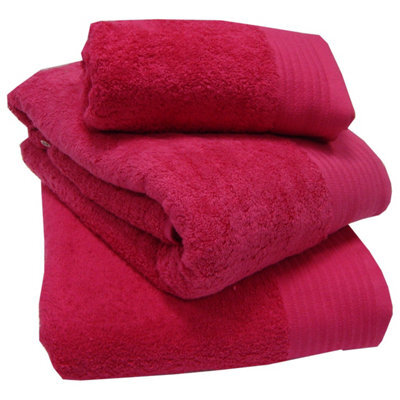 Rapport Home Chatsworth Bath Sheet Pure Cotton Fuschia