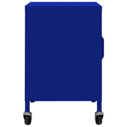 Berkfield Storage Cabinet Navy Blue 60X35X56 Cm Steel - thumbnail 4