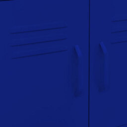 Berkfield Storage Cabinet Navy Blue 60X35X56 Cm Steel - thumbnail 7