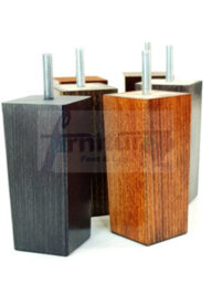 L&F 4X Replacement Furniture Legs Solid Wood 110mm High Sofas Chairs Settee Cabinets Legs M8 Tsp2055 - thumbnail 8
