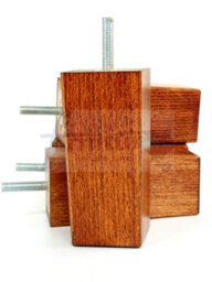 L&F 4X Replacement Furniture Legs Solid Wood 110mm High Sofas Chairs Settee Cabinets Legs M8 Tsp2055 - thumbnail 5