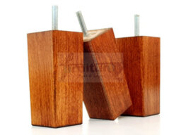 L&F 4X Replacement Furniture Legs Solid Wood 110mm High Sofas Chairs Settee Cabinets Legs M8 Tsp2055 - thumbnail 6