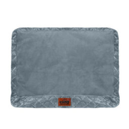 Slumberdown Medium Dog Bed Zipped Removable & Washable Microfleece Velour Replacement/spare Cover With Anti Slip Bottom Grey - thumbnail 1
