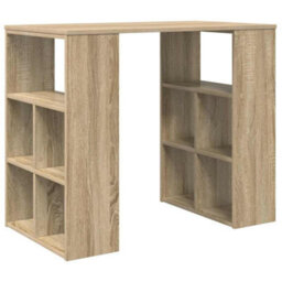 Berkfield Corner Desk Sonoma Oak Mdf Medium Sonoma Oak Corner Desk - thumbnail 2