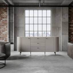 Galeria Wide Sideboard Cabinet Storage Unit 191Cm Cashmere - thumbnail 2