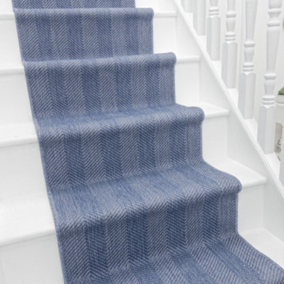 Stripes Stair Runner - Reversible, Durable & Hardwearing Carpet For Stairs & Staircases, Multiple Lengths - image 1
