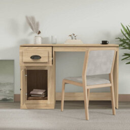 Berkfield Desk With Drawer Sonoma Oak 115X50X75 Cm Engineered Wood - thumbnail 3