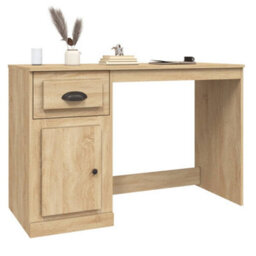Berkfield Desk With Drawer Sonoma Oak 115X50X75 Cm Engineered Wood - thumbnail 4