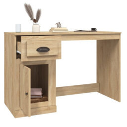 Berkfield Desk With Drawer Sonoma Oak 115X50X75 Cm Engineered Wood - thumbnail 5