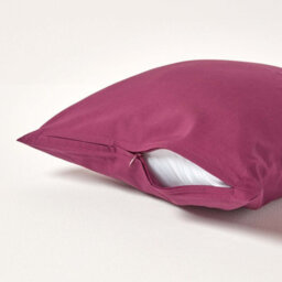 Homescapes Plum Continental Egyptian Cotton Pillowcase 200 Tc, 40 X 40 Cm - thumbnail 3