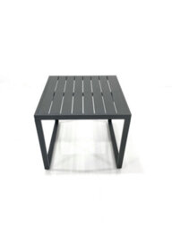 Fimous 9 Seater Garden Sofa Set Aluminium Furniture Rising Dining Tabe Set With Side Table Dark Grey - thumbnail 6