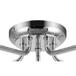 Cosylyte Fraser 5 Light Modern Metal Ceiling Flush Light - Chrome - thumbnail 6