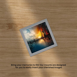 Ak Frames 12X12 Mid Grey Picture Mounts To Fit 10X10 Aperture Size - Mount Board Only (No Frame Included) - thumbnail 5