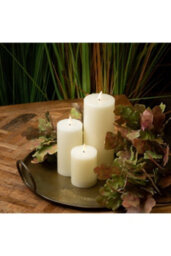 Luxe Collection Natural Glow 3.5X9 Led Wax Candle With Timer - thumbnail 4