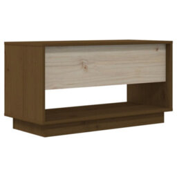 Walplus Tv Cabinet Honey Brown 74X34X40 Cm Solid Wood Pine - thumbnail 6