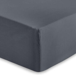 Ameha Plain Microfiber Fitted Sheet 25Cm Deep Pocket-Hypoallergenic Easy Care Charcoal Fitted Sheets Uk Single (91X190Cm) - thumbnail 9