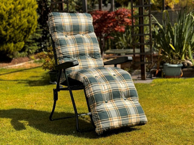 Glendale Garden & Leisure Glendale Garden Relaxer Replacement Cushion Only - Tartan Green