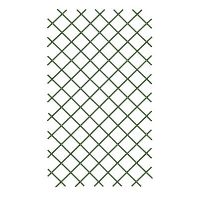 Green Plastic Trellis (W)100Cm X (H)200Cm - image 1