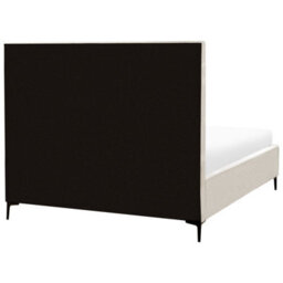 Beliani Ottoman Bed Boucle Sezanne 160 X 200 Cm (Eu King Size) Off-White - thumbnail 9
