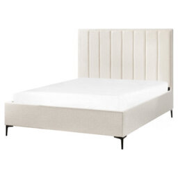 Beliani Ottoman Bed Boucle Sezanne 160 X 200 Cm (Eu King Size) Off-White - thumbnail 7