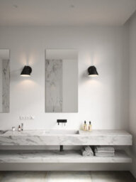 Nordlux Strap Metal Wall Light  Black,plug In Or Mains