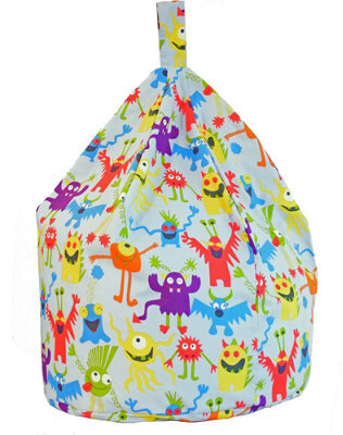 Bean Lazy Cotton Grey Monsters Bean Bag Large Size - image 1