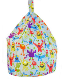 Bean Lazy Cotton Grey Monsters Bean Bag Large Size - thumbnail 1