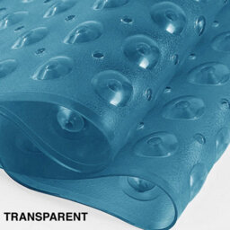 Ameha Bath Mat Non Slip - Light Blue Shower Mat With Strong Suction Cups Grip And Drain Holes - Soft Bathroom Mats (53X53Cm) - thumbnail 8