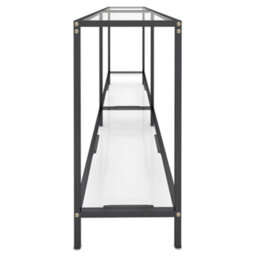 Berkfield Console Table Transparent 180X35X75.5 Cm Tempered Glass - thumbnail 4