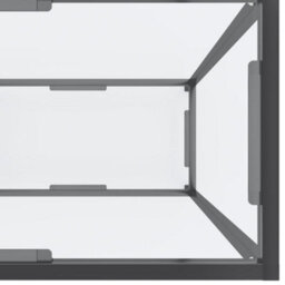 Berkfield Console Table Transparent 180X35X75.5 Cm Tempered Glass - thumbnail 6