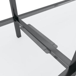 Berkfield Console Table Transparent 180X35X75.5 Cm Tempered Glass - thumbnail 5