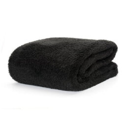 Snug Rug Blanket Luxury Sherpa Fleece Sofa Tv Throw Gift Blankets 127X178Cm - Black - thumbnail 5