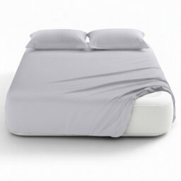 Ameha Silver Dyed Fitted Sheet 30Cm Extra Deep Pocket Soft Easy Care Durable Bed Fitted Sheets Super King, 180 X 200 Cm - thumbnail 4