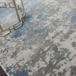 Nourison Rustic Textures Rus08 Grey Blue Rug-160Cm (Circle) - thumbnail 4