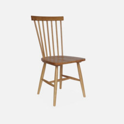 Sweeek - Pair Of Wooden Dining Chairs Natural 50.8X44.2X90 Cm - Romie - thumbnail 3
