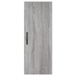 Berkfield Highboard Grey Sonoma 34.5X34X180 Cm Engineered Wood - thumbnail 6