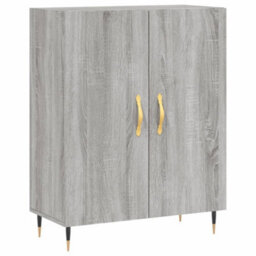 Berkfield Sideboard Grey Sonoma 69.5X34X90 Cm Engineered Wood - thumbnail 2