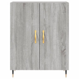 Berkfield Sideboard Grey Sonoma 69.5X34X90 Cm Engineered Wood - thumbnail 5