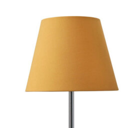 Lighting Collection Soft Tone Tapered Fabric Table Lamp Shade - thumbnail 3