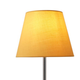 Lighting Collection Soft Tone Tapered Fabric Table Lamp Shade - thumbnail 2