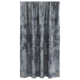 Berkfield Classic Curtain With Curtains 2 Pcs Silver Grey 140 X 140 Cm Velvet - thumbnail 4