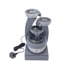 Breeins Rockery  Cascading Waterscape Garden Tiered Led Fountain Outdoor Decorative Statue Fountain Garden Electric Fountain - thumbnail 3