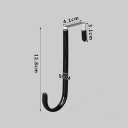 8 Pack Door Hooks With Felt Pads To Protect The Surface, Over-The-Door Coat Hooks, Stainless Steel Hooks, Coat Rack - thumbnail 5