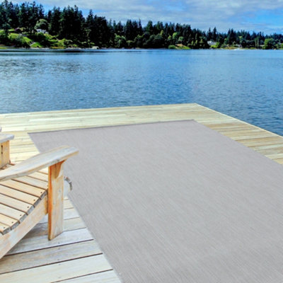 The Rugs Ecology Collection Outdoor Rugs In Grey  500G - image 1