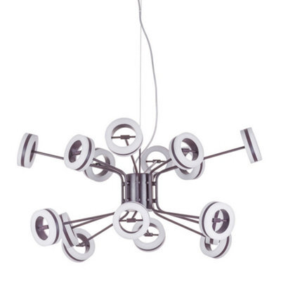 Luminosa Lighting Luminosa Modern Led Hanging Pendant Bronze, Warm White 3000K 4900Lm - image 1