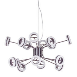 Luminosa Lighting Luminosa Modern Led Hanging Pendant Bronze, Warm White 3000K 4900Lm