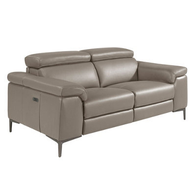Angel Cerda Elegant Dark Grey 2-Seater Relaxation Sofa With Electric Recline - image 1