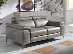 Angel Cerda Elegant Dark Grey 2-Seater Relaxation Sofa With Electric Recline - thumbnail 2